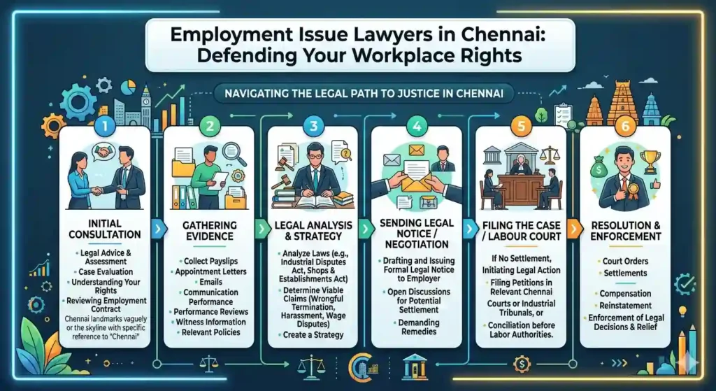 Employment Issue Lawyers in Chennai: Defending Your Workplace Rights