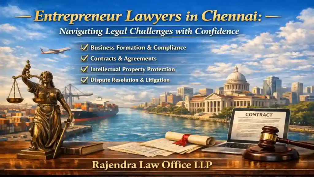 Entrepreneur Lawyers in Chennai: Navigating Legal Challenges with Confidence