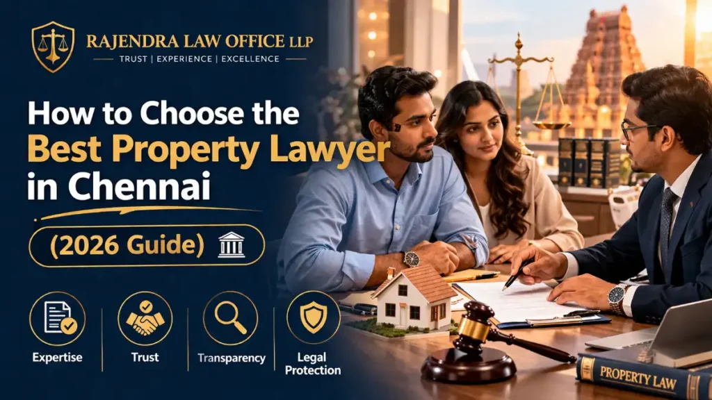 How to Choose the Best Property Lawyer in Chennai (2026 Guide) 🏛️