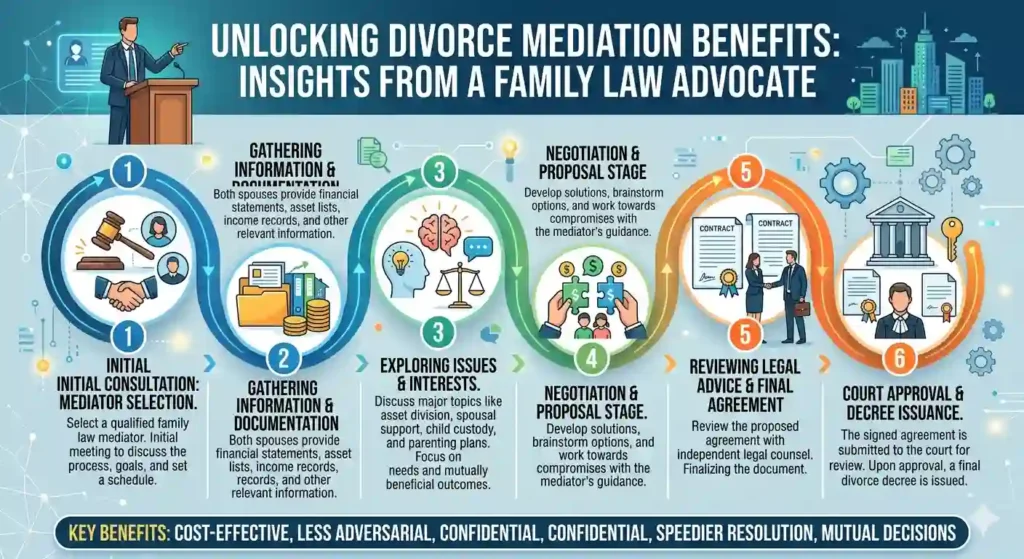 Unlocking Divorce Mediation Benefits: Insights from a Family Law Advocate