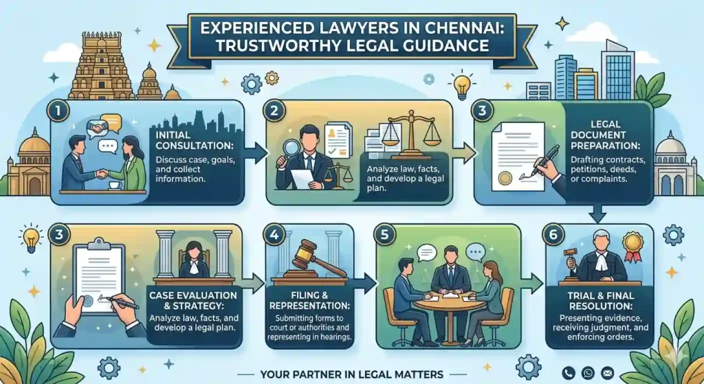 Experienced Lawyers in Chennai: Trustworthy Legal Guidance