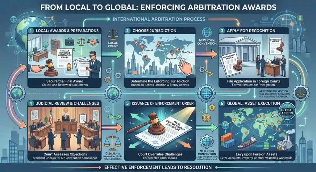 From Local to Global: Enforcing Arbitration Awards