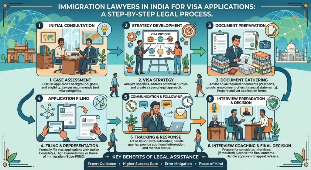 Immigration Lawyers in India for Visa Applications
