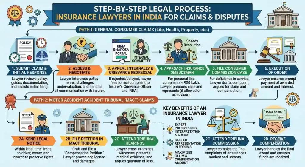 Insurance Lawyers in India for Claims and Disputes