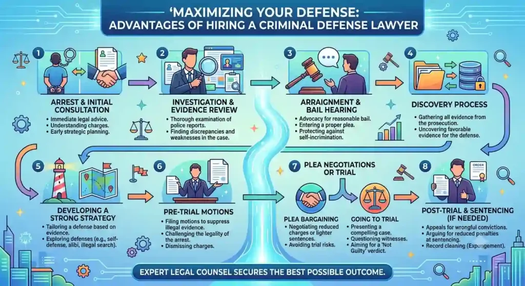 Maximizing Your Defense: Advantages of Hiring a Criminal Defense Lawyer