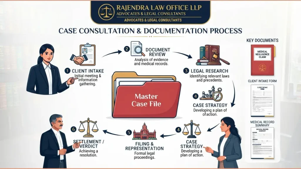 Medical Malpractice Lawyers in India for Negligence Claims - infographic image