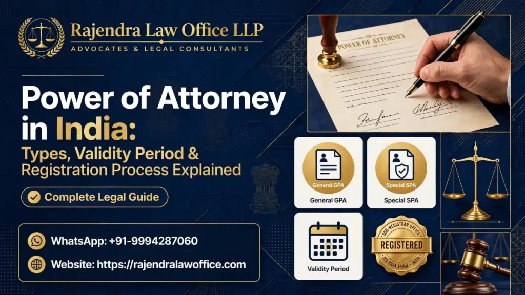 Power of Attorney in India: Types, Validity and Registration