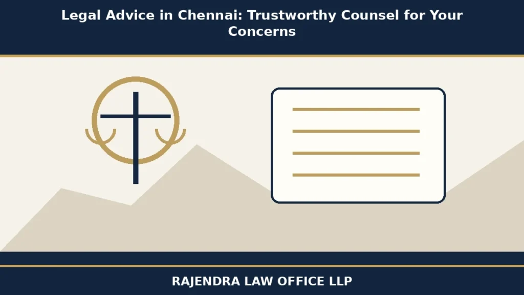 Legal Advice in Chennai: Trustworthy Counsel for Your Concerns